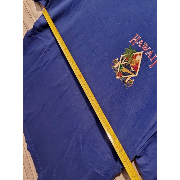 Vintage Hawaii Destination Single Stitch T-Shirt Men Sz XL Front Back Graphic US - Picture 8 of 9